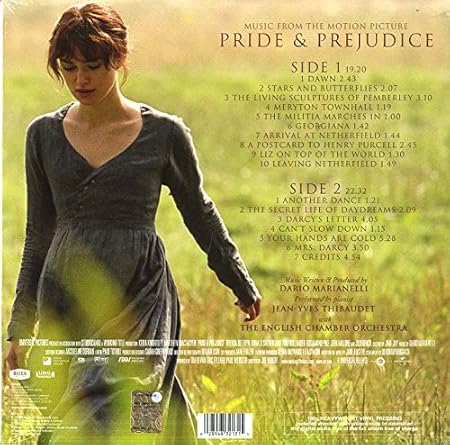 Pride & Prejudice - Movie Soundtrack (Vinyl)
