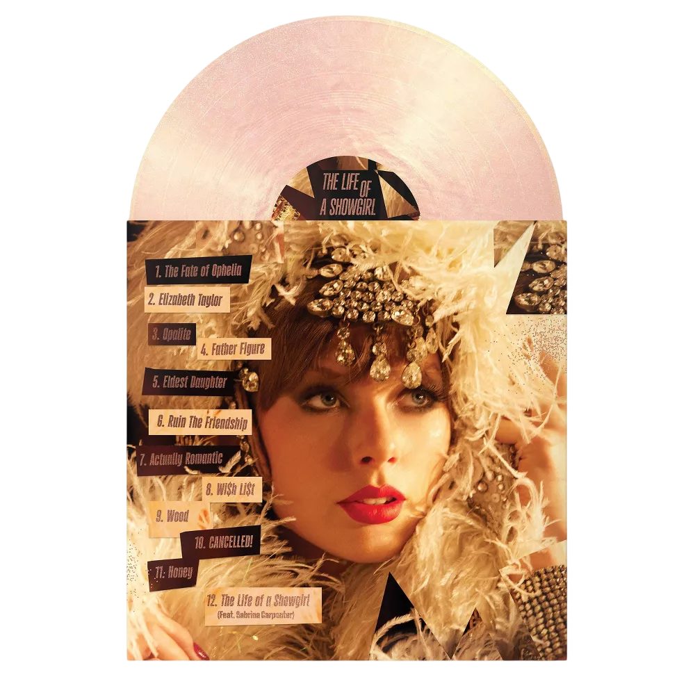 Taylor Swift - The Life of a Showgirl: The Crowd is Your King Edition (Summertime Spritz Pink Shimmer Vinyl)